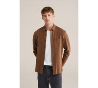 WE Fashion Shirt Light Brown Talla: L | Camisas Casuales Outlet | Hombre | Marrón