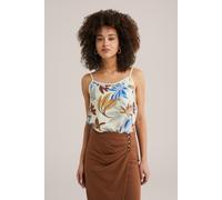 WE Fashion Singlet Beige Talla: XS | Camisetas de Tirantes Outlet | Mujer | Marrón