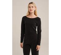 WE Fashion T-shirt Black Talla: XXL | Manga larga Outlet | Mujer | Negro