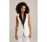 WE Fashion Waistcoat White Talla: 38 | Chaquetas Outlet | Mujer | Blanco