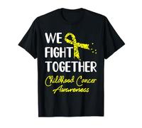 We Fight Together Childhood Cancer Awareness Camiseta