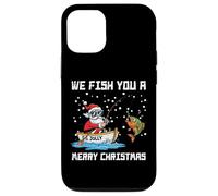 We Fish You Merry Christmas Santa Funny Xmas Hombres Mujeres Niños Carcasa para iPhone 12/12 Pro