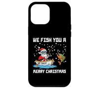 We Fish You Merry Christmas Santa Funny Xmas Hombres Mujeres Niños Carcasa para iPhone 12 Pro MAX