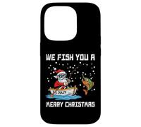 We Fish You Merry Christmas Santa Funny Xmas Hombres Mujeres Niños Carcasa para iPhone 14 Pro