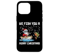 We Fish You Merry Christmas Santa Funny Xmas Hombres Mujeres Niños Carcasa para iPhone 16 Pro MAX