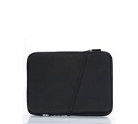WE Funda Universal para Tablet de hasta 11 Pulgadas, Gran Bolsillo con Burbujas antigolpes. Funda Frontal para Documentos, Objetos y Documentos de poliéster RPET 600D Reciclado, Color Negro