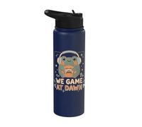 We Game At Dawn Frog Gamer - Controlador de auriculares Stainless Steel Insulated Water Bottle