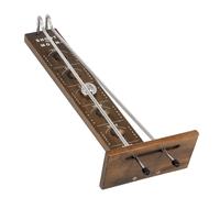 WE Games Shoot The Moon Game - Tablero grande de madera maciza te ida en nogal de 18 pulgadas con bola y varillas de metal, juego de equilibrio r