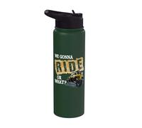 We Gonna Ride Or What Funny Off Road Fan Stainless Steel Insulated Water Bottle