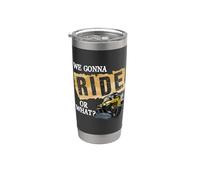 We Gonna Ride Or What Funny Off Road Fan Vaso térmico de acero inoxidable de doble pared