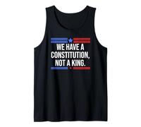 We Have a Constitution Not a King US Resist No Kings Protest Camiseta sin Mangas