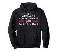 We Have a Constitution Not a King US Resist No Kings Protest Sudadera con Capucha