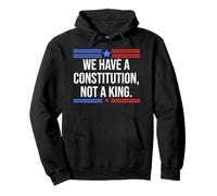 We Have a Constitution Not a King US Resist No Kings Protest Sudadera con Capucha
