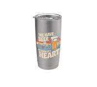We Have Beer As Cold As Your Ex's Heart Bar Party Laugh Vaso térmico de acero inoxidable de doble pared