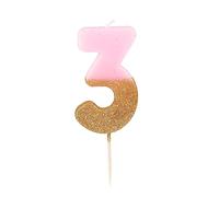 We Heart Birthdays Glitter Number Candle 3