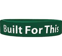 We Keep You Motivated Pulseras motivacionales - Usadas por atletas profesionales - Pulseras de goma de silicona inspiradoras - Focus & Gym, Sports Motivation LLC, Estándar, Silicona, Sin gemas.