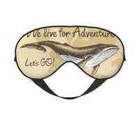 We Live for Adventure - Máscara de dormir de doble cara, máscaras para dormir para mujeres y hombres, cubiertas opacas para dormir, viajes