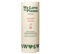 We Love The Planet Desodorante en barra, Sweet Rose - 40 g