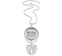 We Out Harriet Tubman - Collar giratorio con diseño de alas de ángel