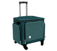 We R Makers - Bolsa con ruedas para manualidades, color menta, con ruedas y bolsillos grandes, bolsa de almacenamiento, esencial para herramientas y suministros de manualidades de álbumes de recortes