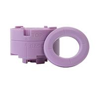 We R Makers Button Press Inserto - Ovalado 45 mm - con 5 Botones - para Máquina para Hacer Chapas Personalizadas - con Papel, Cartulina & Tela - para Ropa, Bolsas & Eventos - Incl. Plantilla de Corte