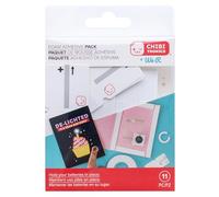 We R Makers Chibitronics Baterías & Cinta de Espuma Set - Porta Pilas y Foam Tape Doble Cara para Circuitos de Luz LED - para Tarjetas Iluminadas & Electrónica DIY - Funciona con Cinta Conductora