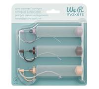 We R makers Glue Squeeze™ - Jeringas de repuesto, puntas intercambiables finas, estándar y anchas, 3 piezas