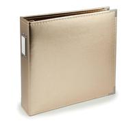 We R Memory Keepers - American Crafts 660110 Classic - Álbum de Fotos (Piel, (30,4 x 30,4 cm, Oro