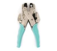 We R Memory Keepers Crop-A-Dile occhiello & Snap maniglia Punch-Aqua, Azul, 15.2 x 29.6 x 3.3 cm