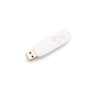 We R Memory Keepers Foil Quill Memoria USB Art Drive, Íconos y Palabras, con 200 Temas, Frases e Imágenes, CREA Brillantes Adornos y Diseños, Blanco, tamaño único