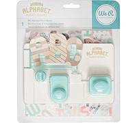 AMERICAN CRAFTS Mini Alphabet Punch Board, Multicolor, 30 x 25.5 x 6 cm