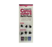 We R Memory Keepers Repuesto Circle Cutter WRMK 3 Cuchillas+3 LÁPICES, White, Talla única
