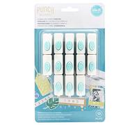 We R Memory Keepers Set Word Punch Board Números y Símbolos para Hacer Tarjetas y Otras Manualidades de Papel, Blanco, 3,5 cm