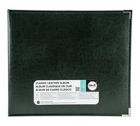 We R Memory Keepers We R Classic Leather D-Ring Album 12"X12"-Forest Green, Acrílico, 34.79x39.11x6.85 cm
