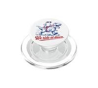 We Ride At Dawn Frog T Rex Dinosaurio Divertido PopSockets PopGrip para MagSafe