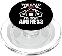 We Said Yes To The Address 2026 First Time Homeowner Couples PopSockets PopGrip para MagSafe