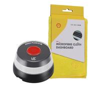 WE Set de Baliza de emergencia V16 geolocalizada y conectada a la DGT 3.0 (Obligatoria) + Paño de microfibra para cabina Amarilla 35x35cm