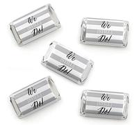 We Still Do - aniversario de boda - Mini Candy Bar Wrapper pegatinas - Fiesta de aniversario pequeño Favors - 40 unidades