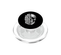We Suffer More in Imagination Skull Séneca Cita Estoicismo PopSockets PopGrip para MagSafe
