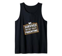We Survived Our First Year Of Parenting New Parents ------- Camiseta sin Mangas