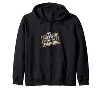We Survived Our First Year Of Parenting New Parents ------- Sudadera con Capucha