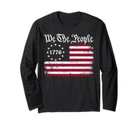 We The People 1776 - Bandera de Betsy Ross Manga Larga