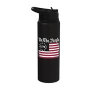 We the People 1776 - Bandera de Betsy Ross Stainless Steel Insulated Water Bottle