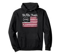 We The People 1776 - Bandera de Betsy Ross Sudadera con Capucha
