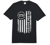 We The People 1776 - Bandera de Estados Unidos Comfort Colors Adult Heavyweight T-Shirt