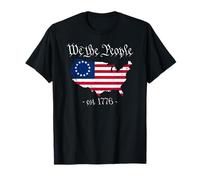 We The People 4 de julio, bandera de Betsy Ross, patriótica de Estados Unidos Camiseta