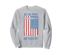 We The People Are Meado Off US America Flag Shredded Sudadera