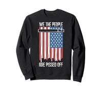 We The People Are Meado Off US America Flag Shredded Sudadera