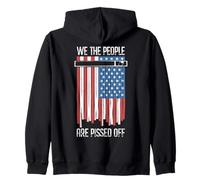 We The People Are Meado Off US America Flag Shredded Sudadera con Capucha