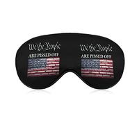 We The People are Pissed Off Sleep Masks Eye Cover Blackout con correa elástica ajustable Night Blindfold para mujeres, hombres, yoga, viaje, siesta